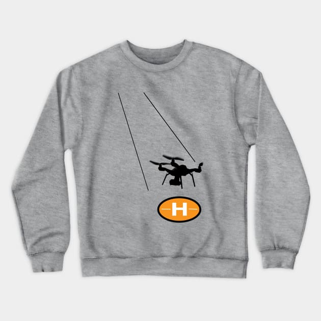 Heli Pad Crewneck Sweatshirt by GdotArroyo